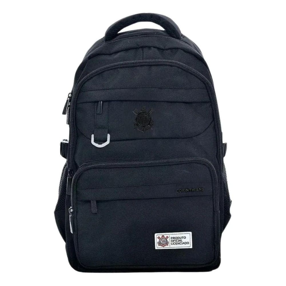 Mochila Corinthians Licenciada Preta Esportiva