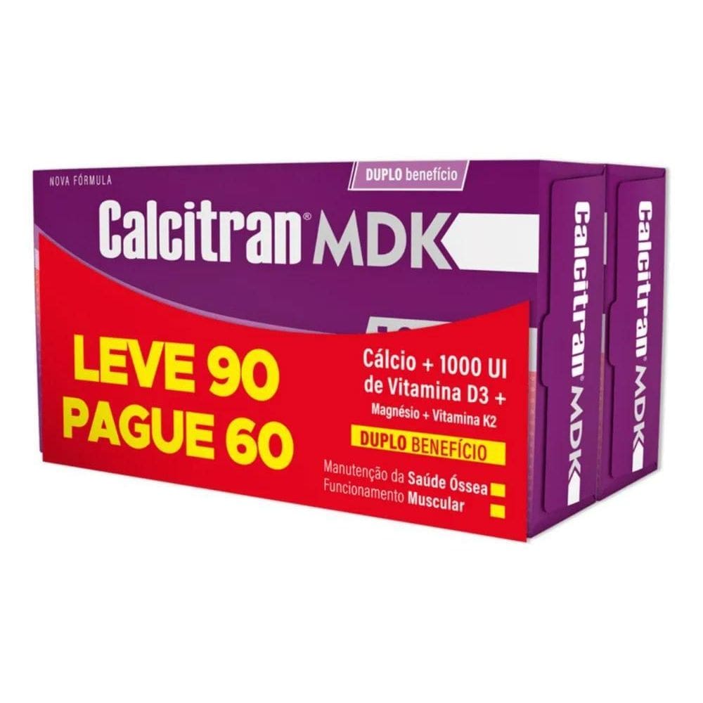 2X Kit Calcitran Mdk 90 Comprimidos