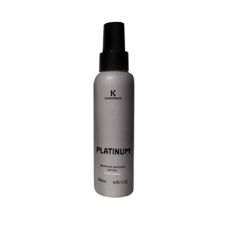 Desodorante Liquido Platinum 120Ml Masc Vegano Kconstancio