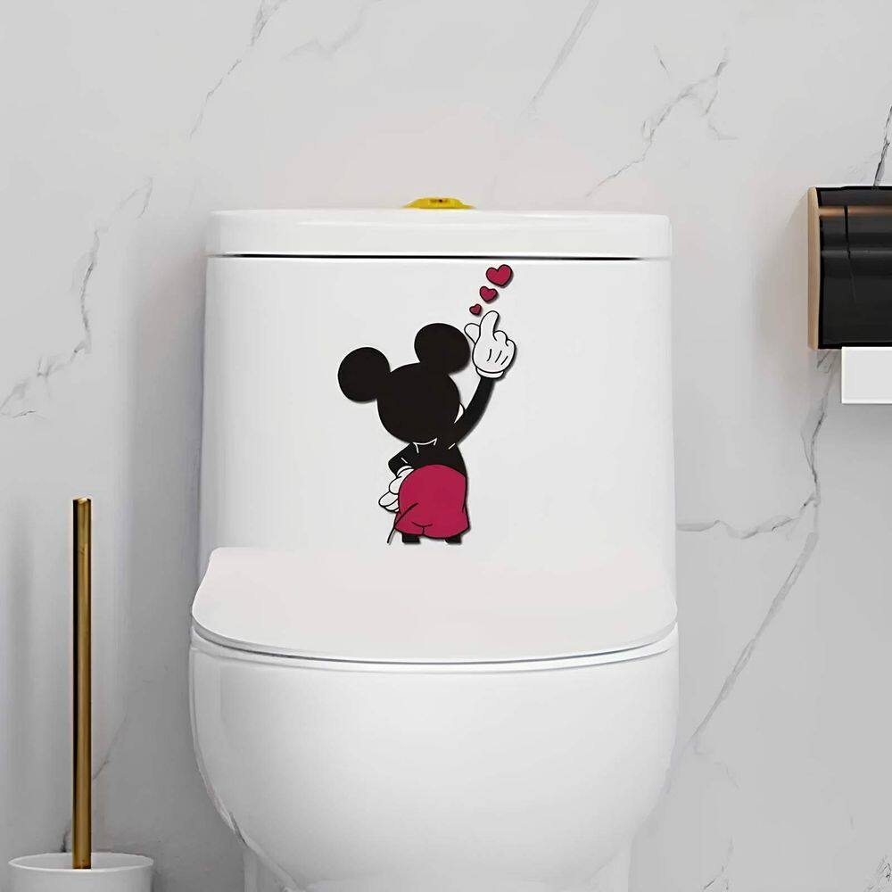 Adesivo De Vaso Sanitário Mickey Amor