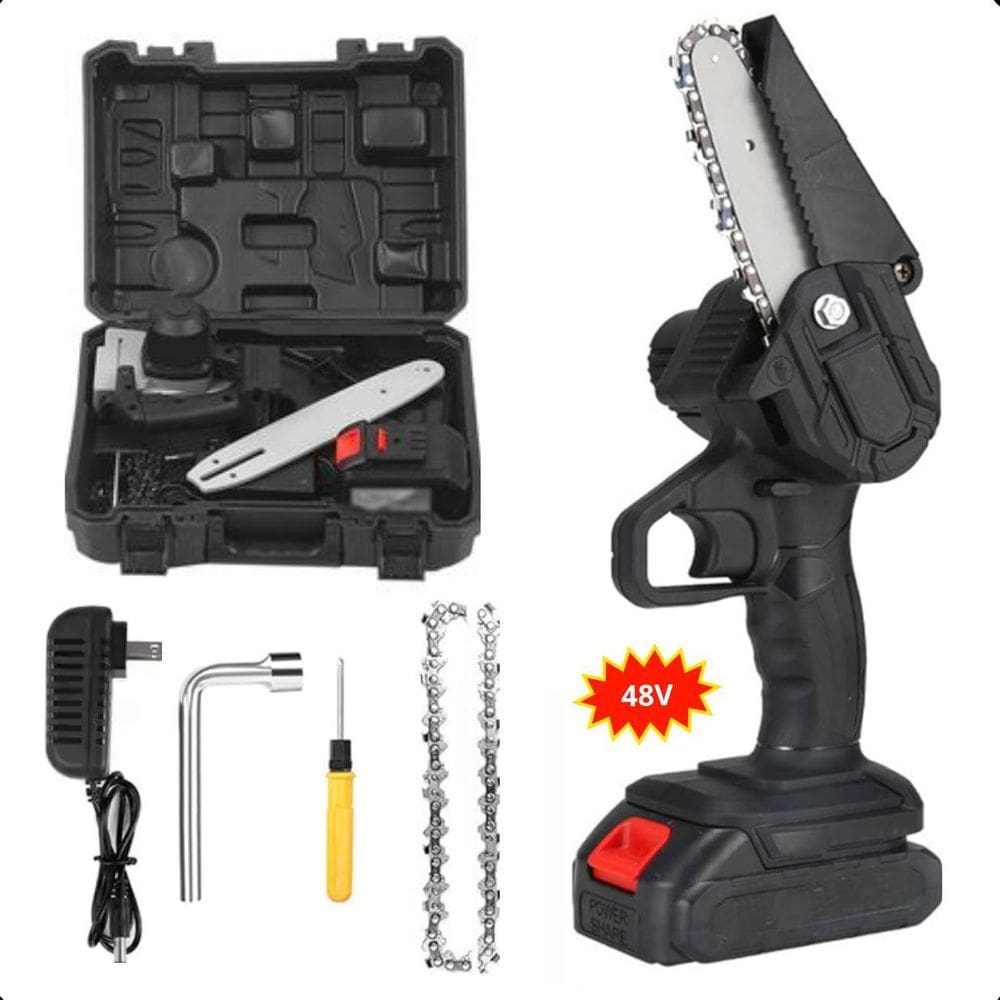 Serra Elétrica 48V Compacta Corte Preciso