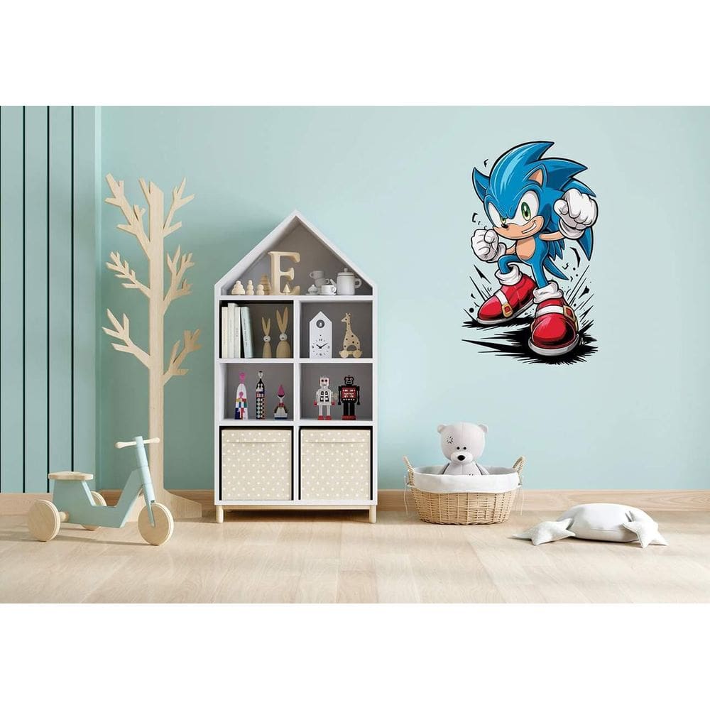 Adesivo De Parede Sonic Mod21