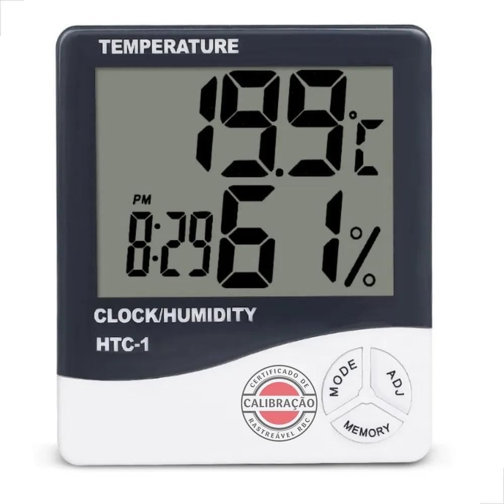 2X Termo-Higrômetro Digital Com Certificado De Calibração.