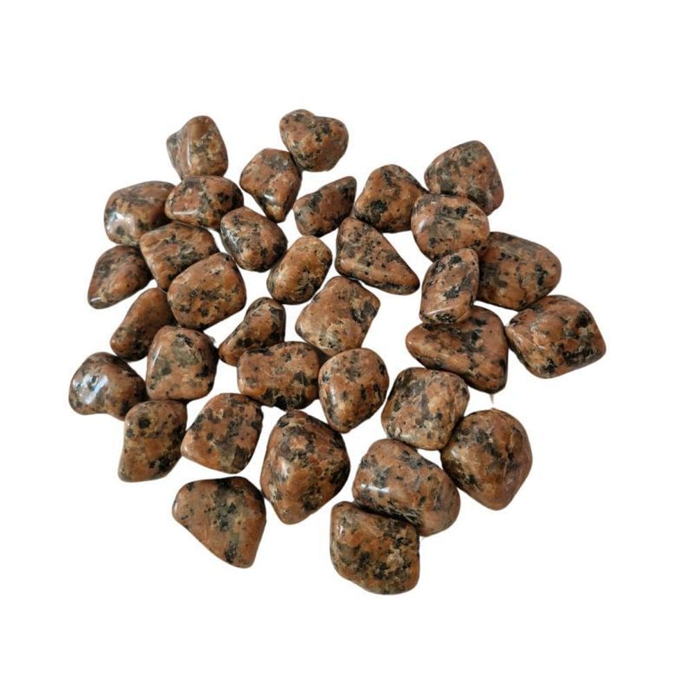 Pedra Calcita Orquídea 4 A 6 Cm Rolada 1 Kg Natural