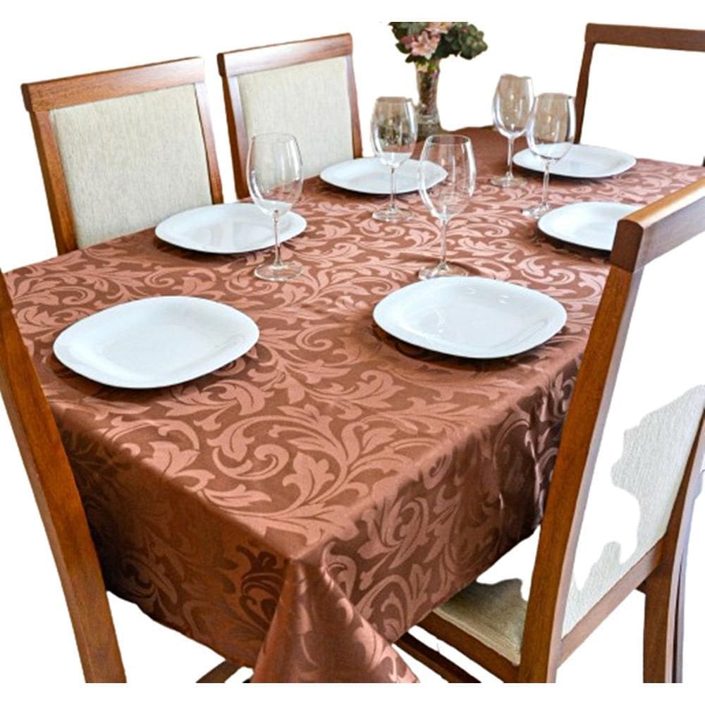 Toalha De Mesa Jacquard 04 Lug Cozinha Quadrada