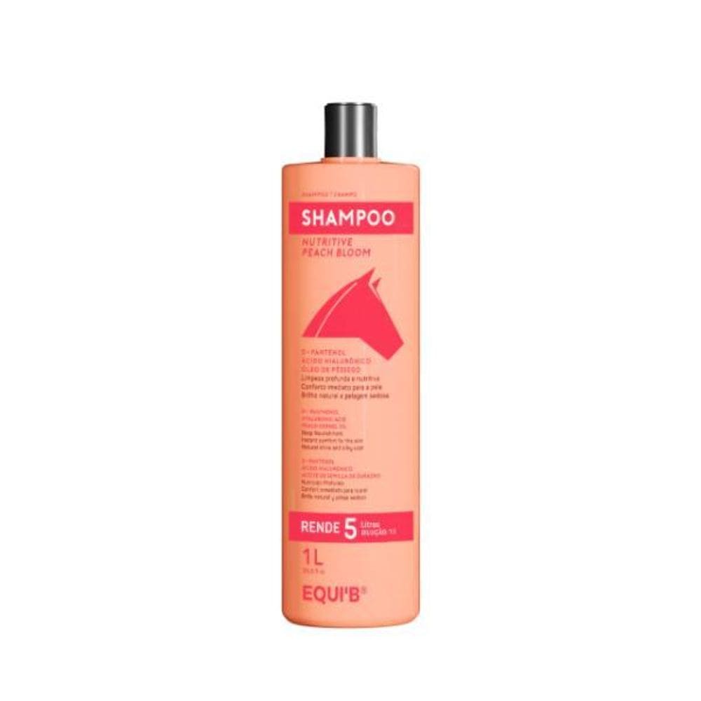 Shampoo Para Cavalos Nutritive Peach Bloom - 1 L