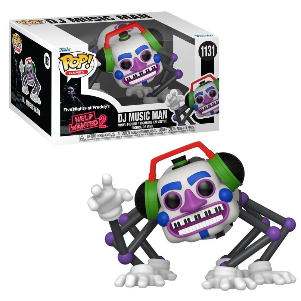 Boneco Funko Pop Five Nights At Freddy`S 2 Dj Music Man