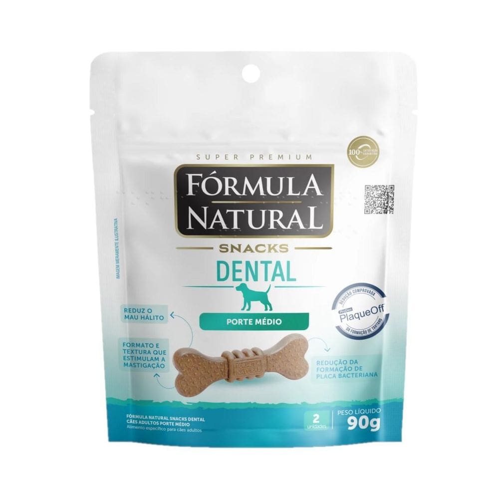 Fórmula Natural Snacks Dental Cão Adulto Porte Médio - 90G