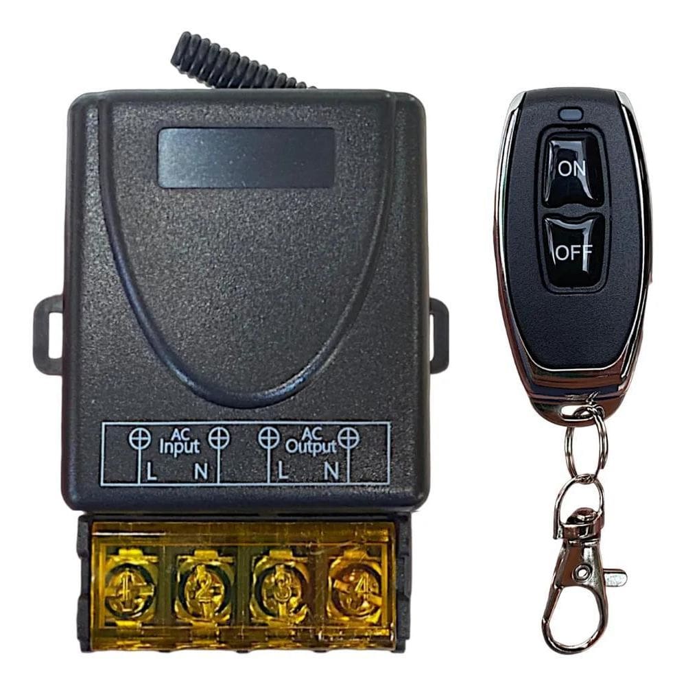 2X Módulo Relé Acionador Bomba Com Controle Remoto 30A 110/2