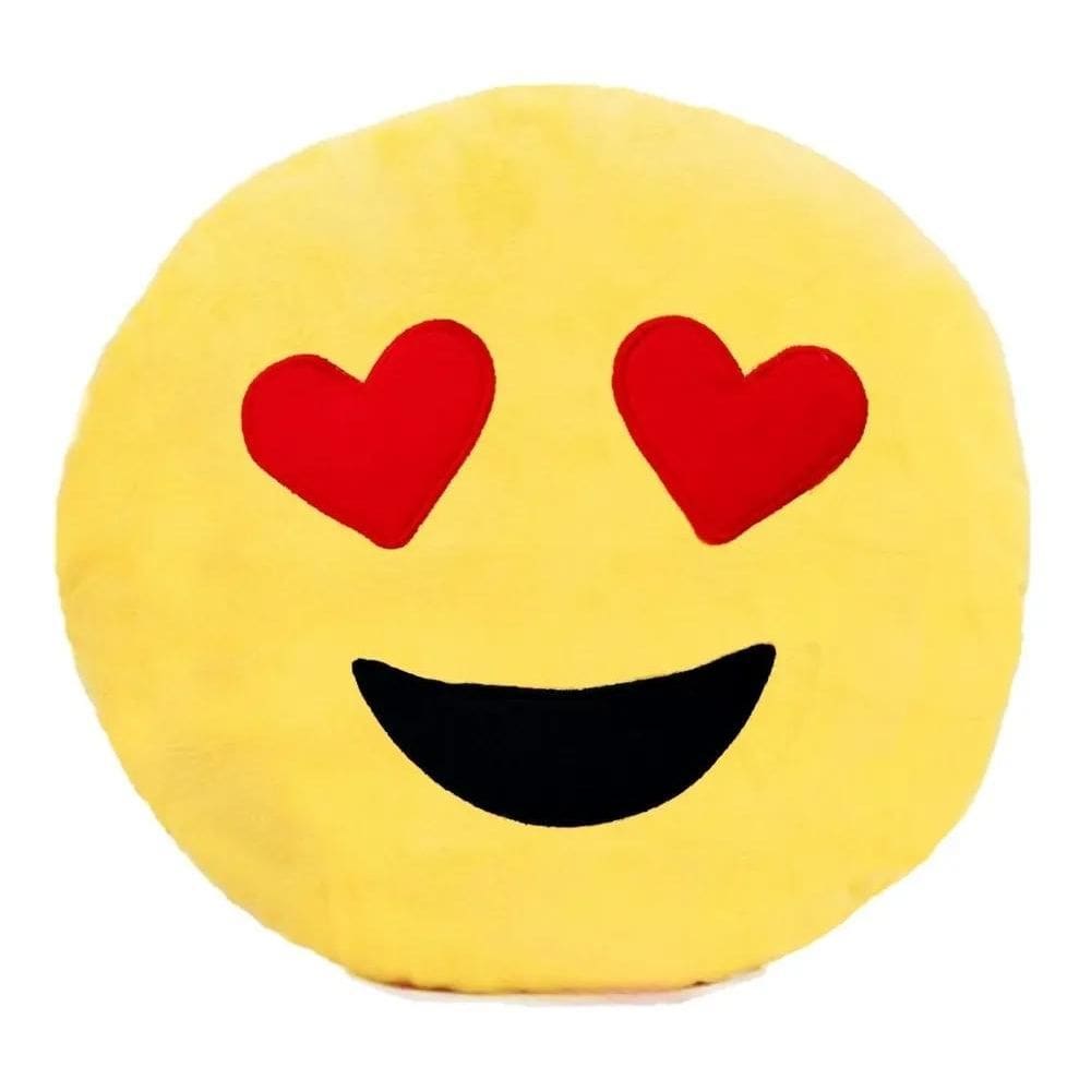 2X Almofada Emoji Emoticon  Love