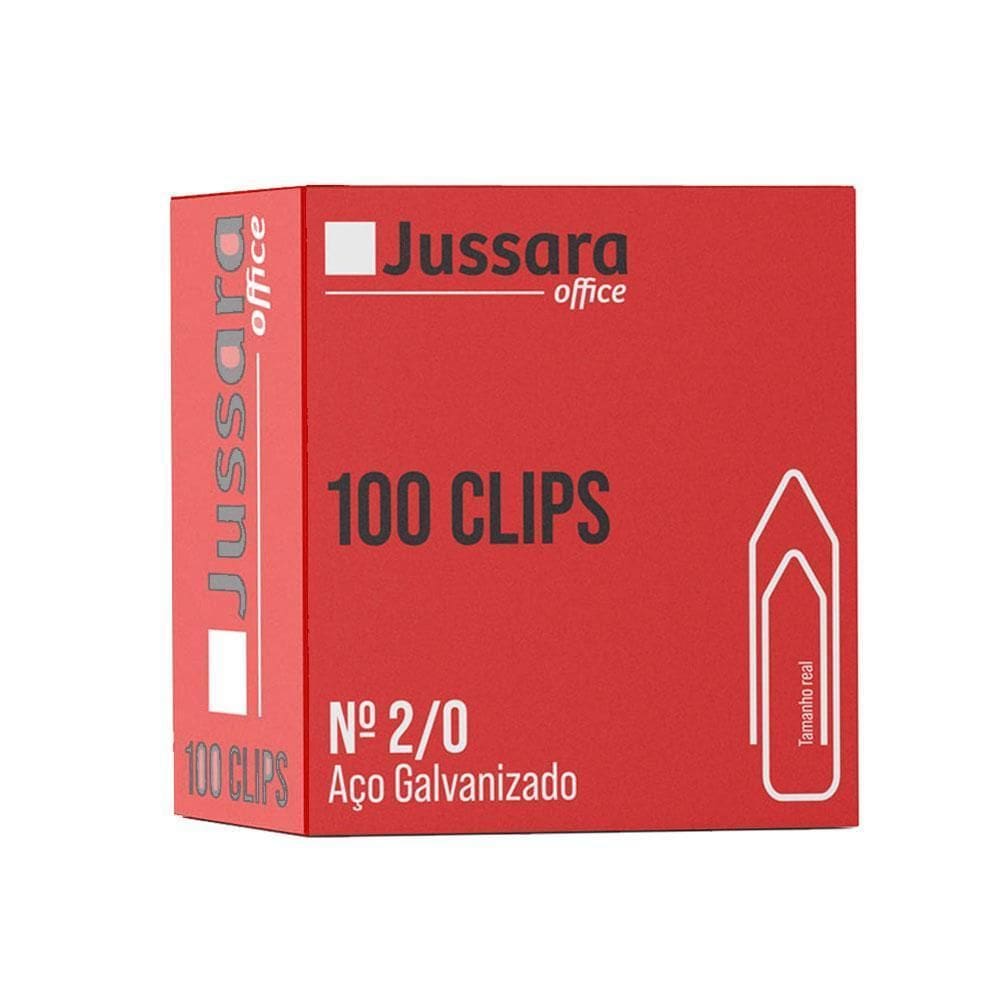 Clips N2 Aço Galvanizado 100 Unidades Jussara Office