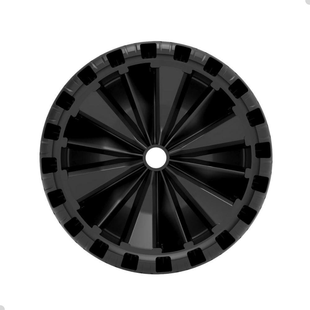 Roda Maciça Carrinho De Mão Resistente Não Fura Não Murcha