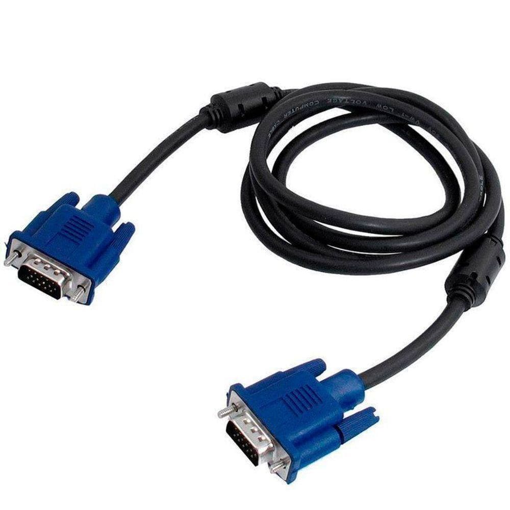 Kit 2 Cabo Vga Dex 1.8 Metros