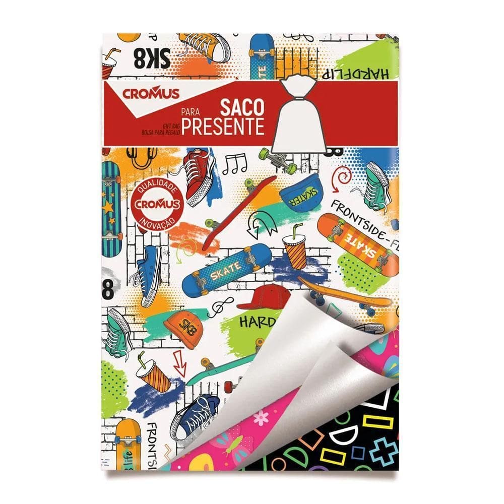 Saco Presente Metalizado 50X70 Juvenil 25Und Cromus