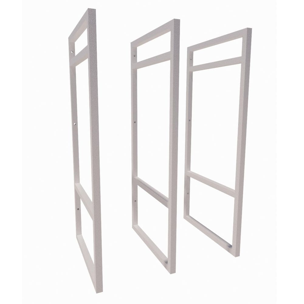 3 Suporte Prateleira Nicho Duplo Estilo Industrial Suspensa