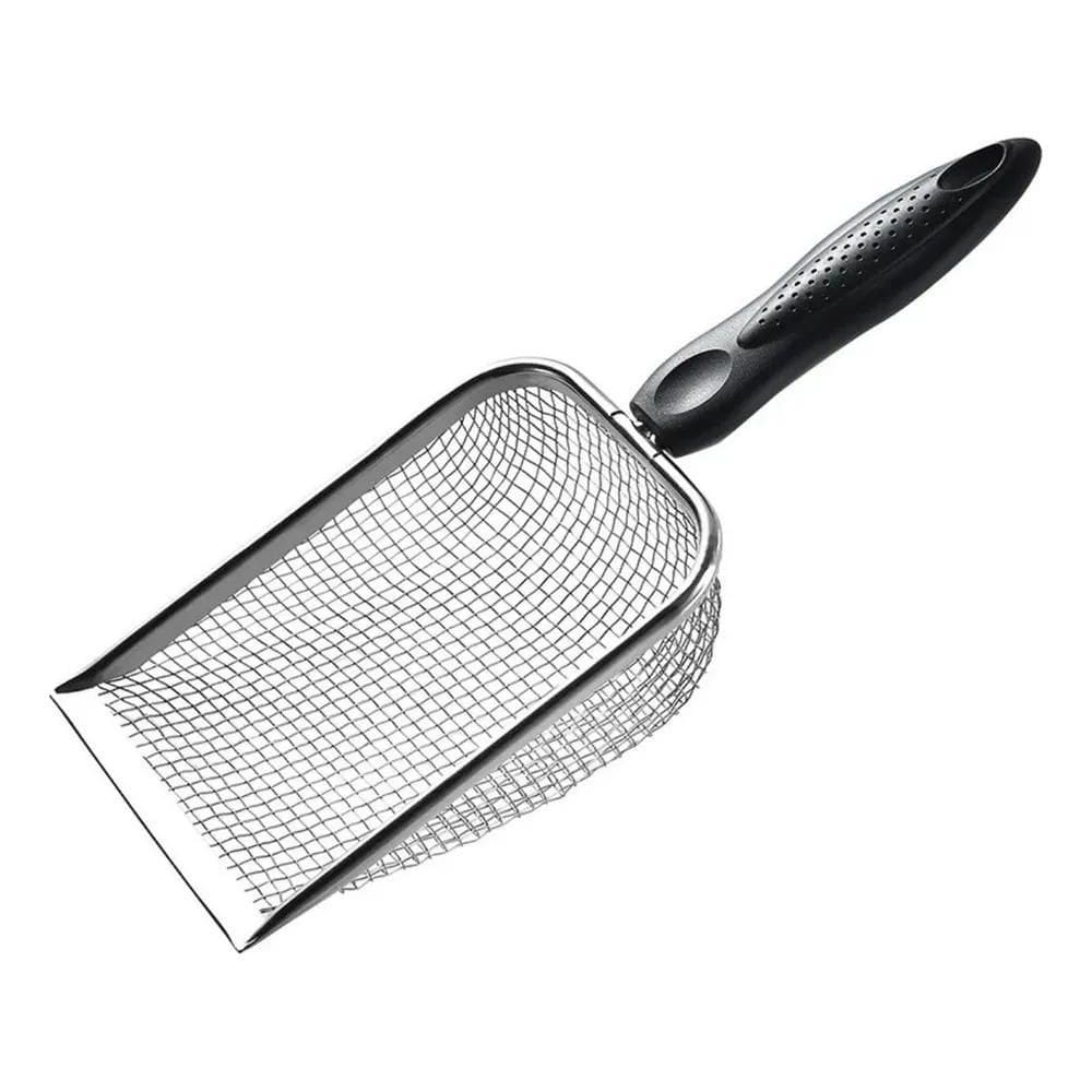 2X Pazinha Pá Coletora Higiênica De Areia De Gato Peneira Aç