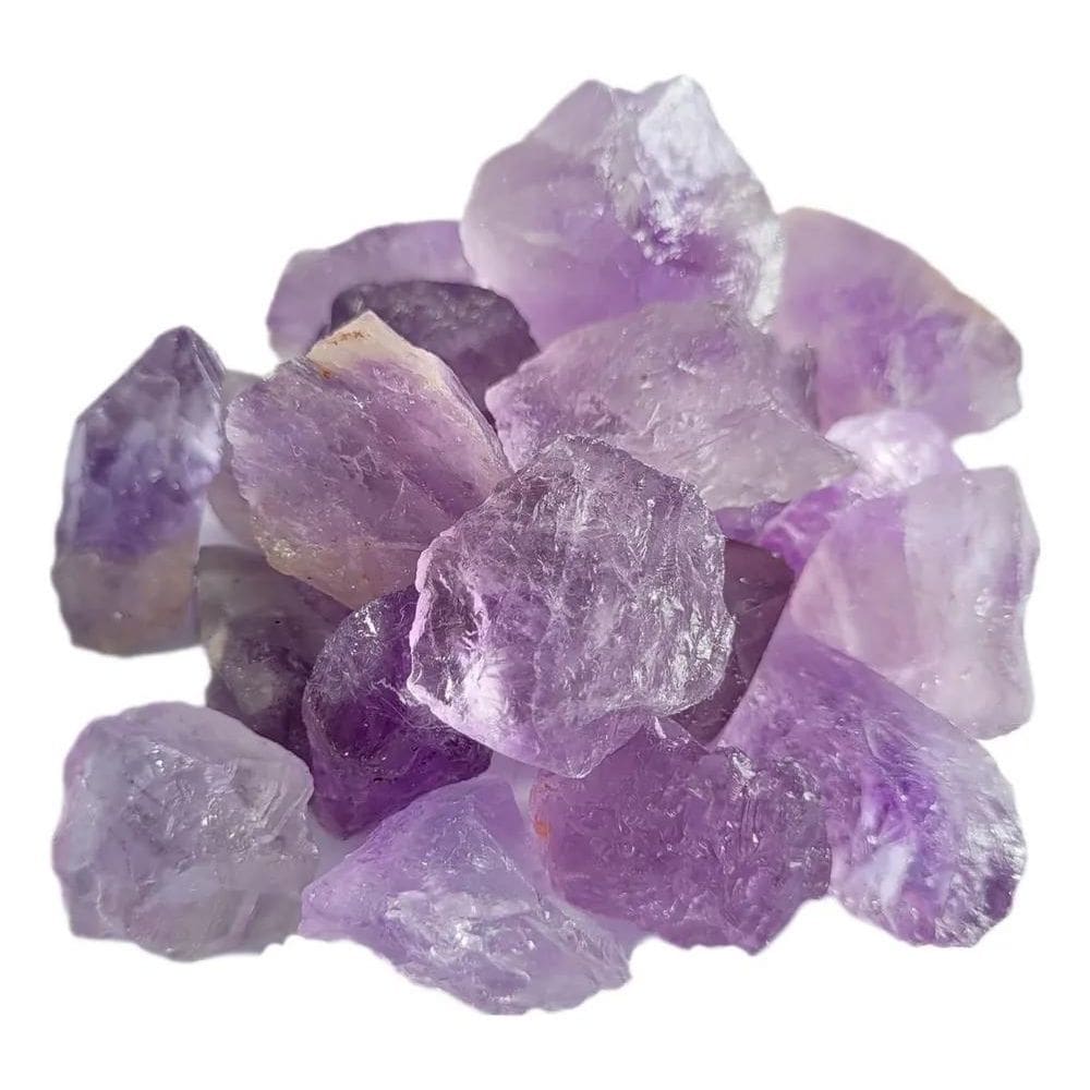 2X Ametista Natural Bruta 100G Espiritualidade Proteção Magi