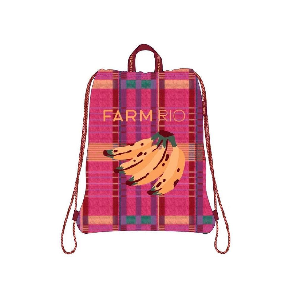 Bolsa Farm Praiana Farm Sofia Xadrez