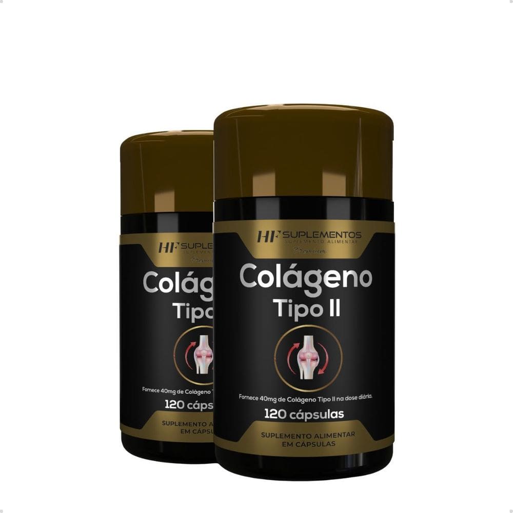 2X Colágeno Tipo Ii 120 Cápsulas Hf Suplementos