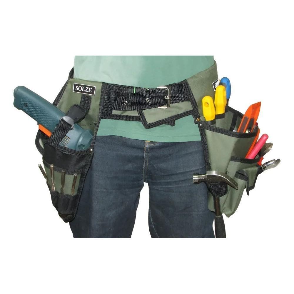 2X Solze Cinto Duplo Ferramentas