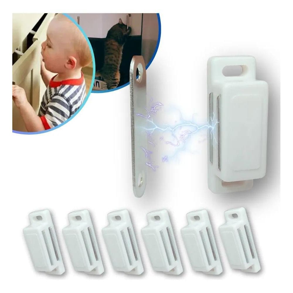 2X 10 Trinco Porta De Armario Fecho Trava Magnetica Ima Move