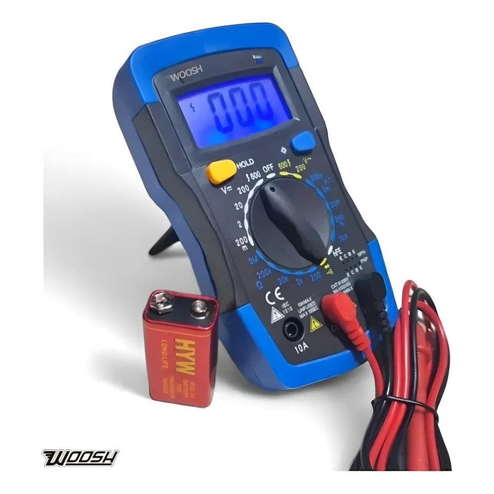 Multímetro Portátil Digital Portátil Com Bateri