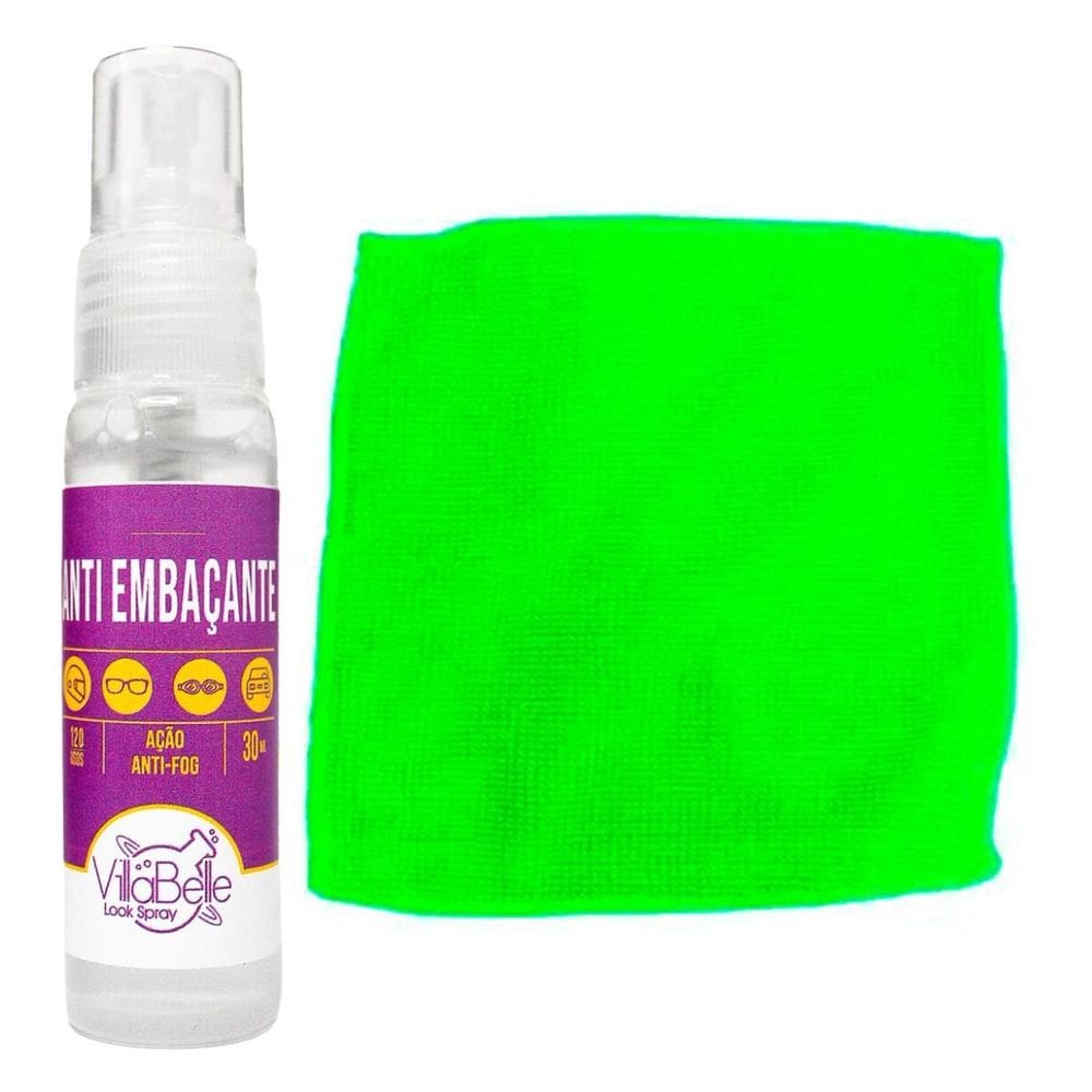 Kit Antiembaçante Óculos E Celulares Pano Verde Claro