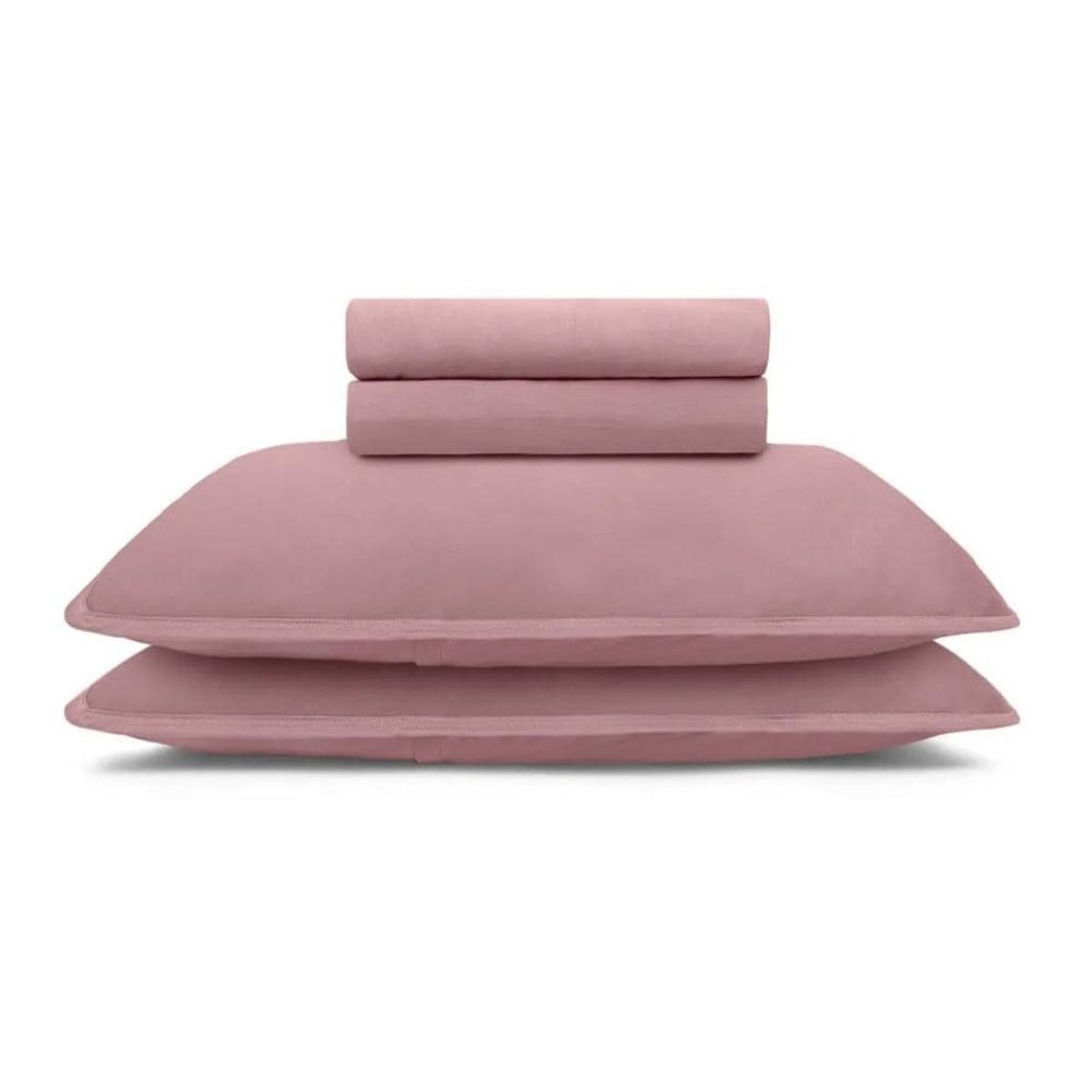 Jogo De Cama King Malha 100% Bambu Natural Buettner 4Pçs