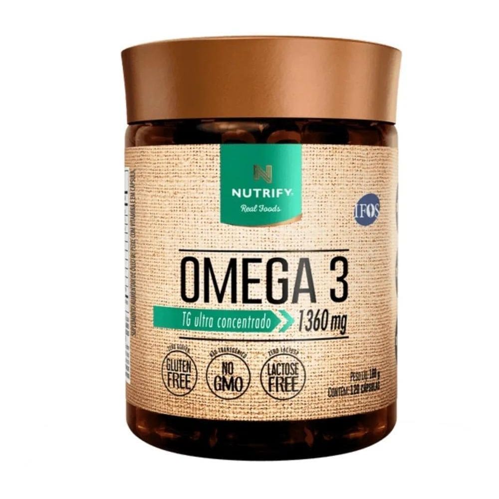 2X Ômega 3 Tg -1360Mg- 520Mg Dha - 840Mg Epa Nutrify 120 Cáp