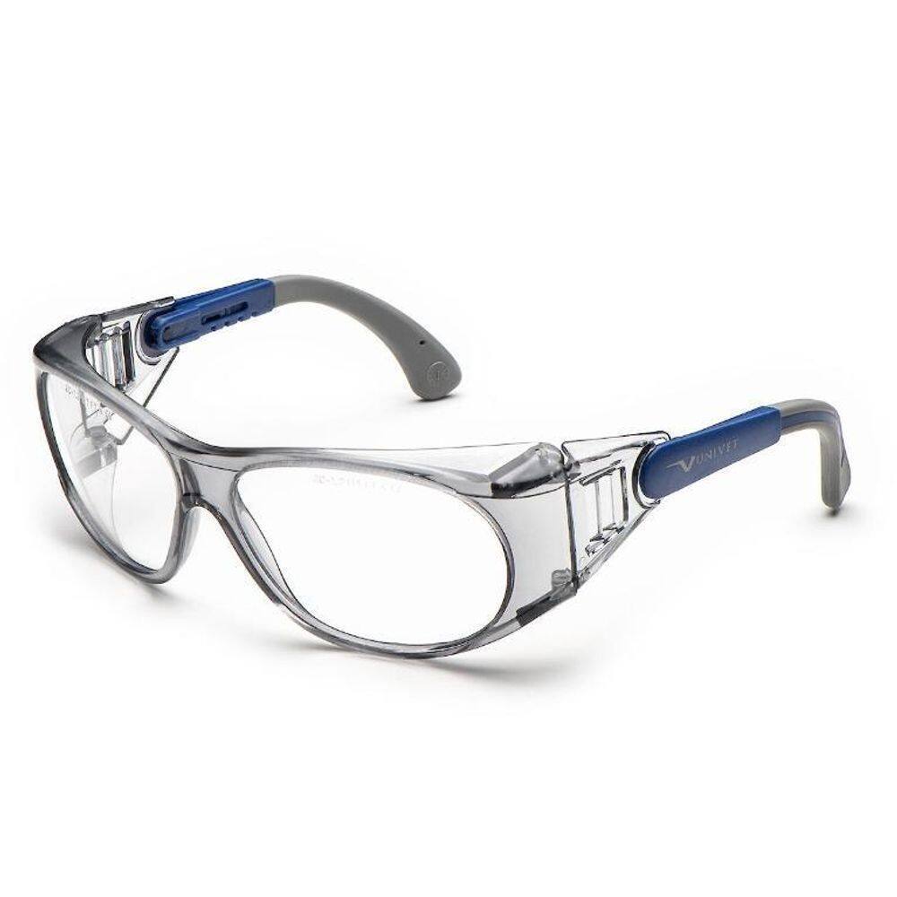 Armação Óculos De Proteção Para Graduar Mod 539 Univet Azul
