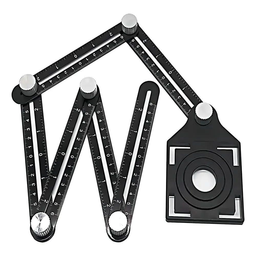 2X Régua Com Liga Alumínio Ajustável Titanium 0581