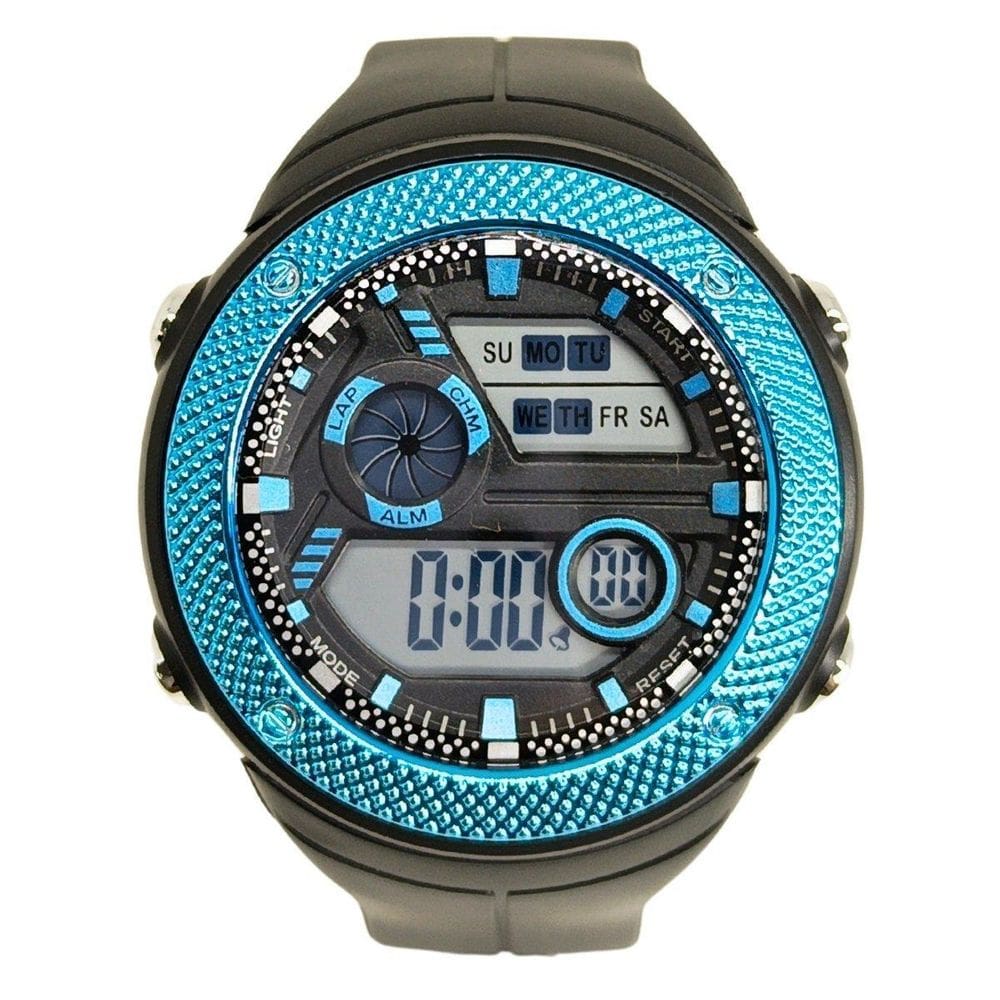 Relógio Masculino Onix Digital It-89820186 Preto E Azul