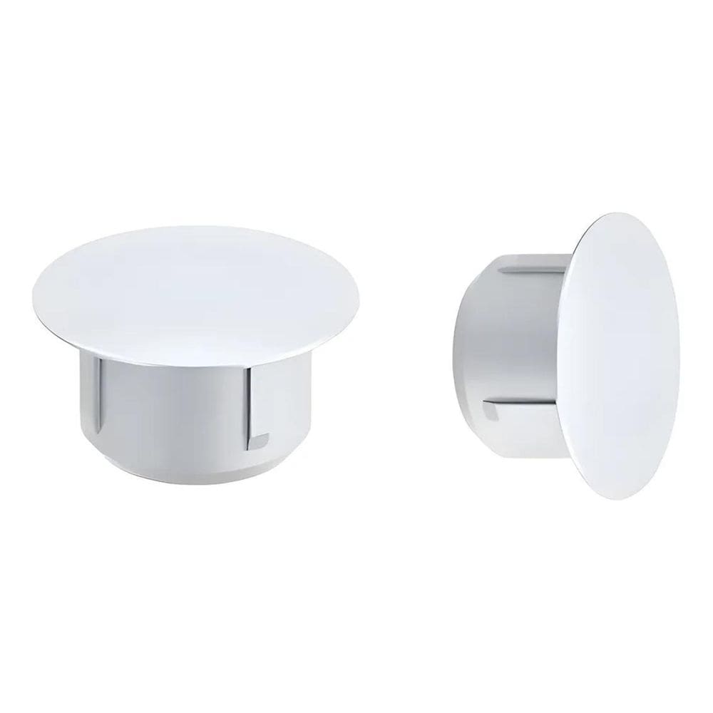 2X Tapa Furo Branco Plástico 8Mm Para Moveis Parafuso 100 Un