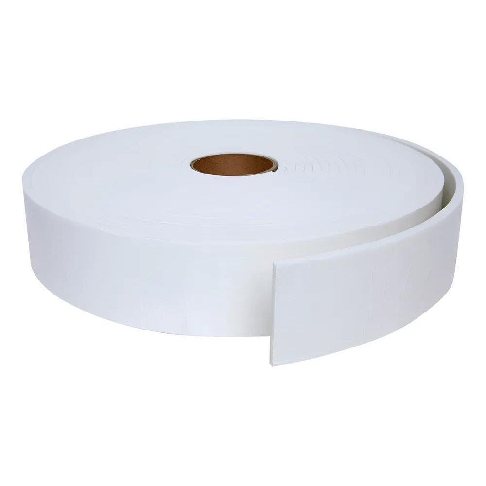 Fita De Vedação Eva Branco Adesivado 1 Lado 05Mm X 50Mmx10M