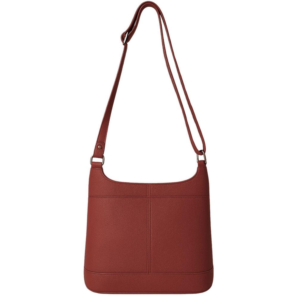 Bolsa de Couro Atual Antifurto 1351 - Vermelha