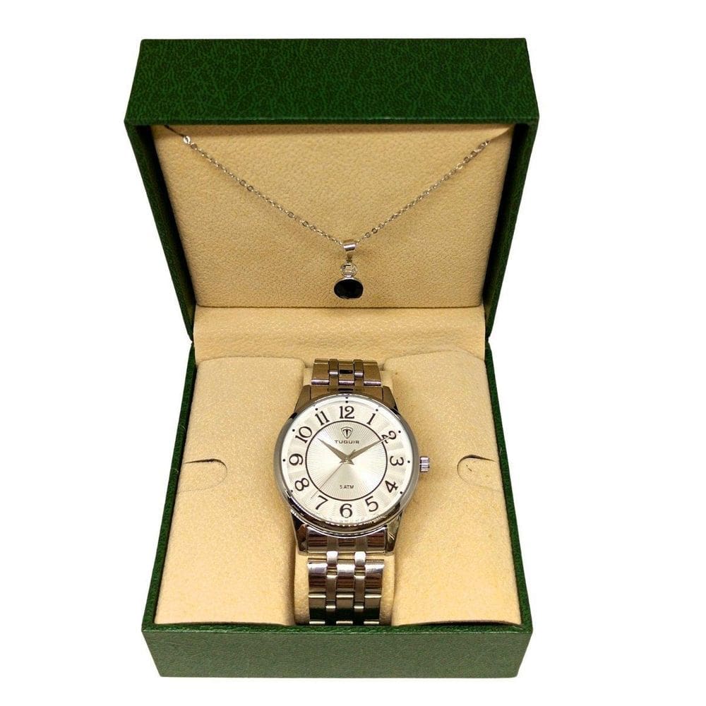 Relógio Feminino Tuguir Analógico 2134 Prata