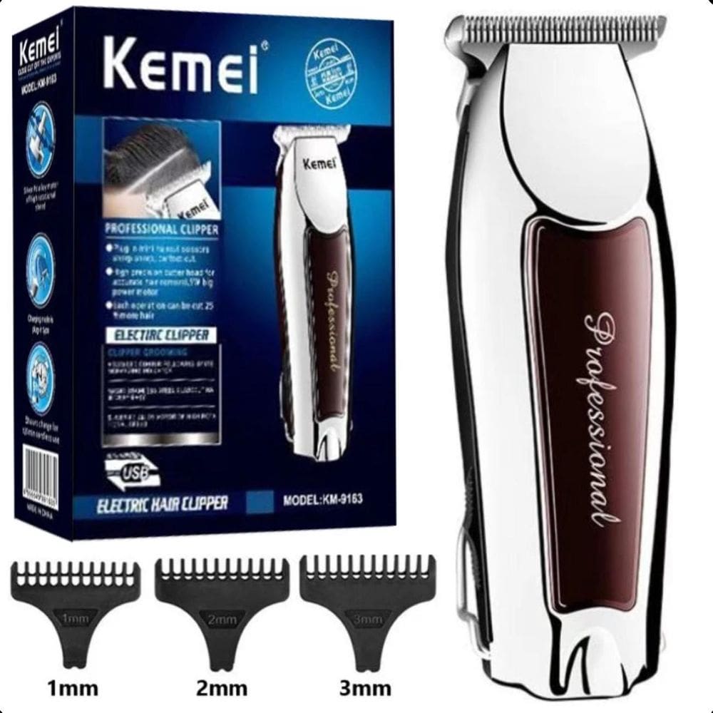 Maquina Kemei Km-9164 Display Digital Para Pezinho