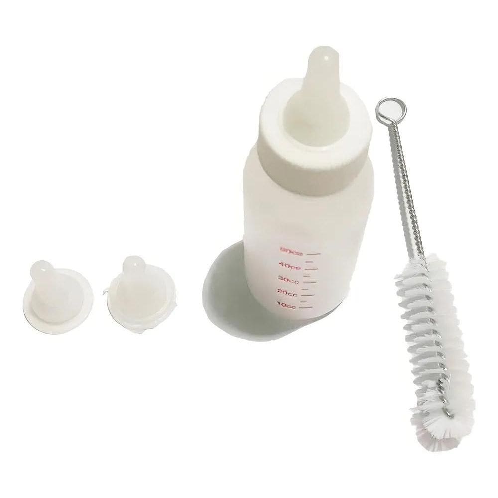 2X Mamadeira Para Cães E Gatos Filhotes 3 Bicos 50 Ml Premiu