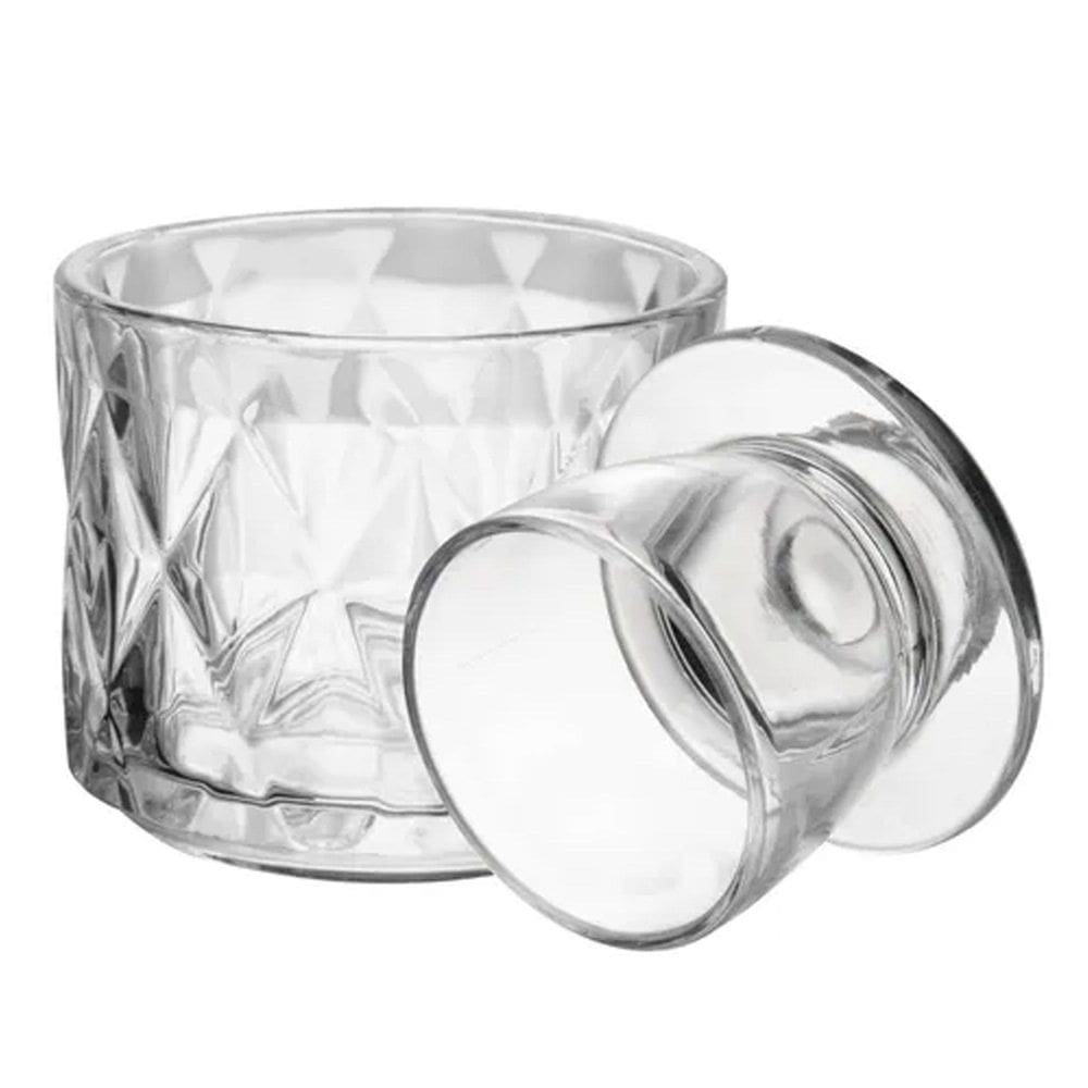 Mantegueira Francesa Vidro Porta Manteiga Diamond Luxo