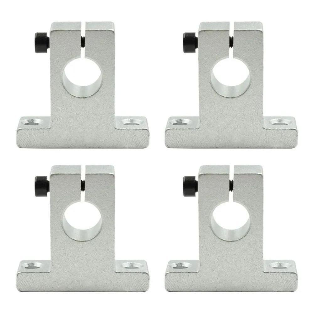 2X Kit 4 Suporte Para Eixo Guia Linear 12Mm Sk12 Cnc Router