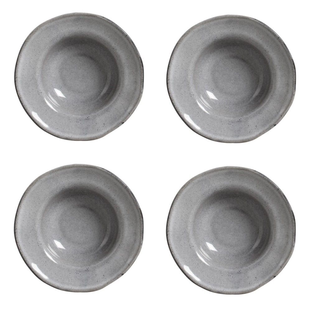 Conjunto de Pratos para Entrada/Sobremesa 04 Peças Orgânico Dust Porto Brasil