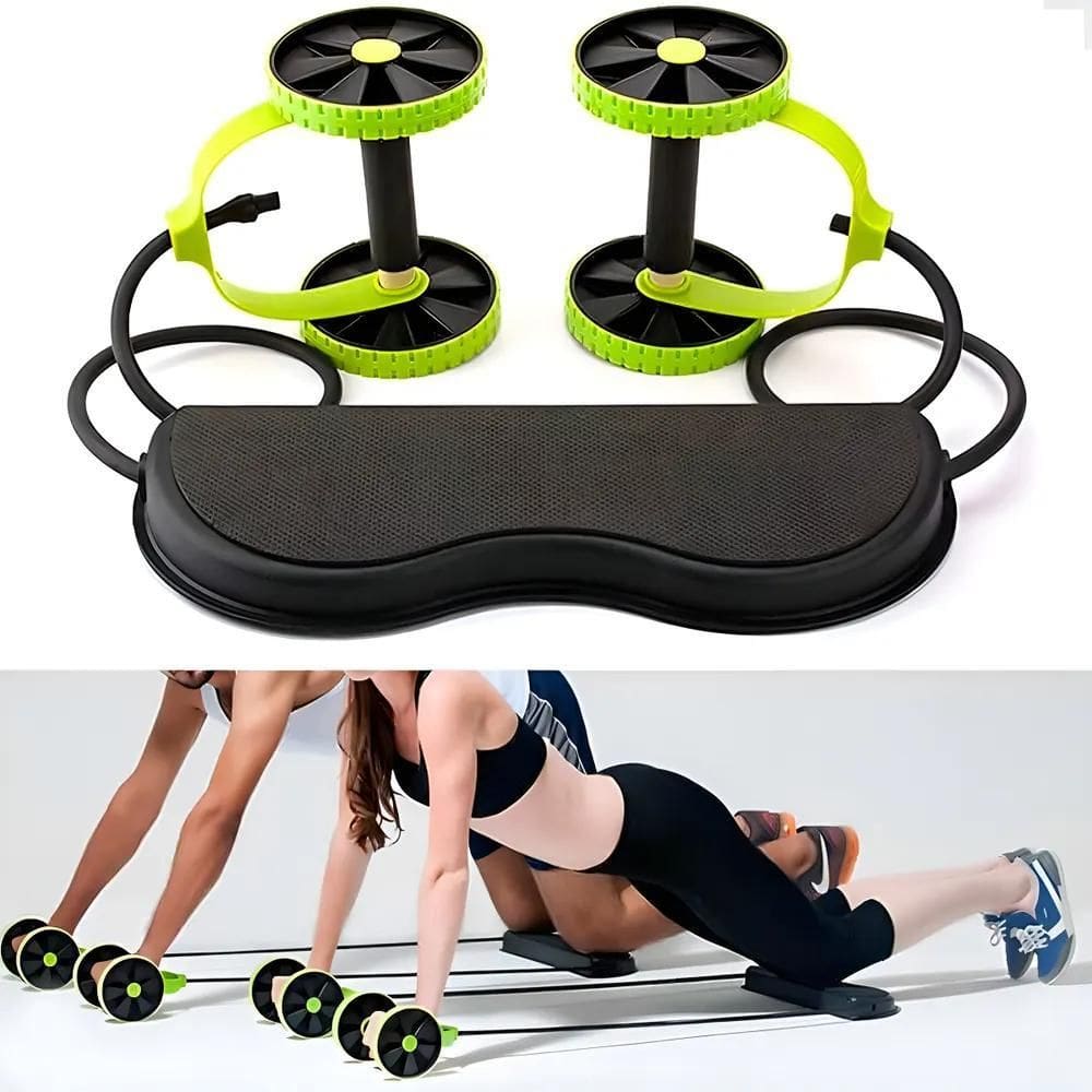 Revoflex Xtreme Com 2 Pares De Elásticos, Exercícios Abdomin
