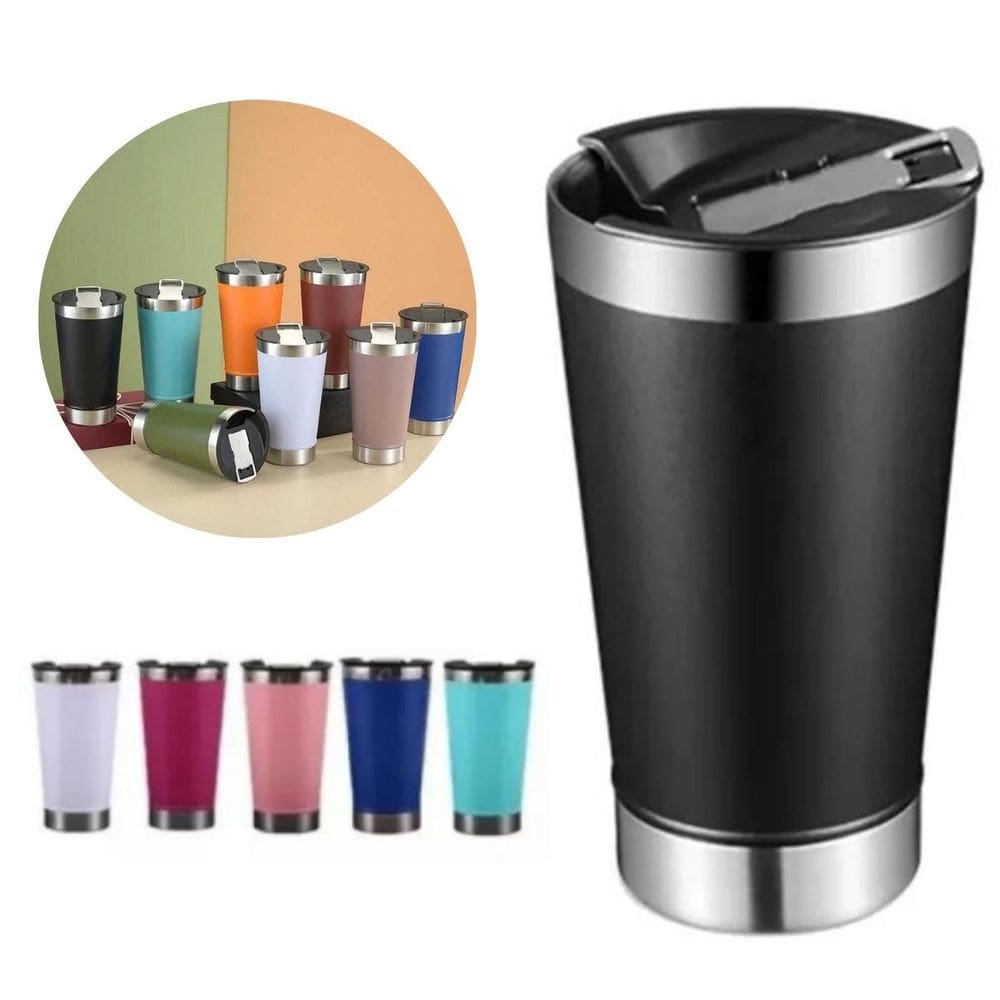 Copo Com Tampa E Abridor De Garrafa 510Ml