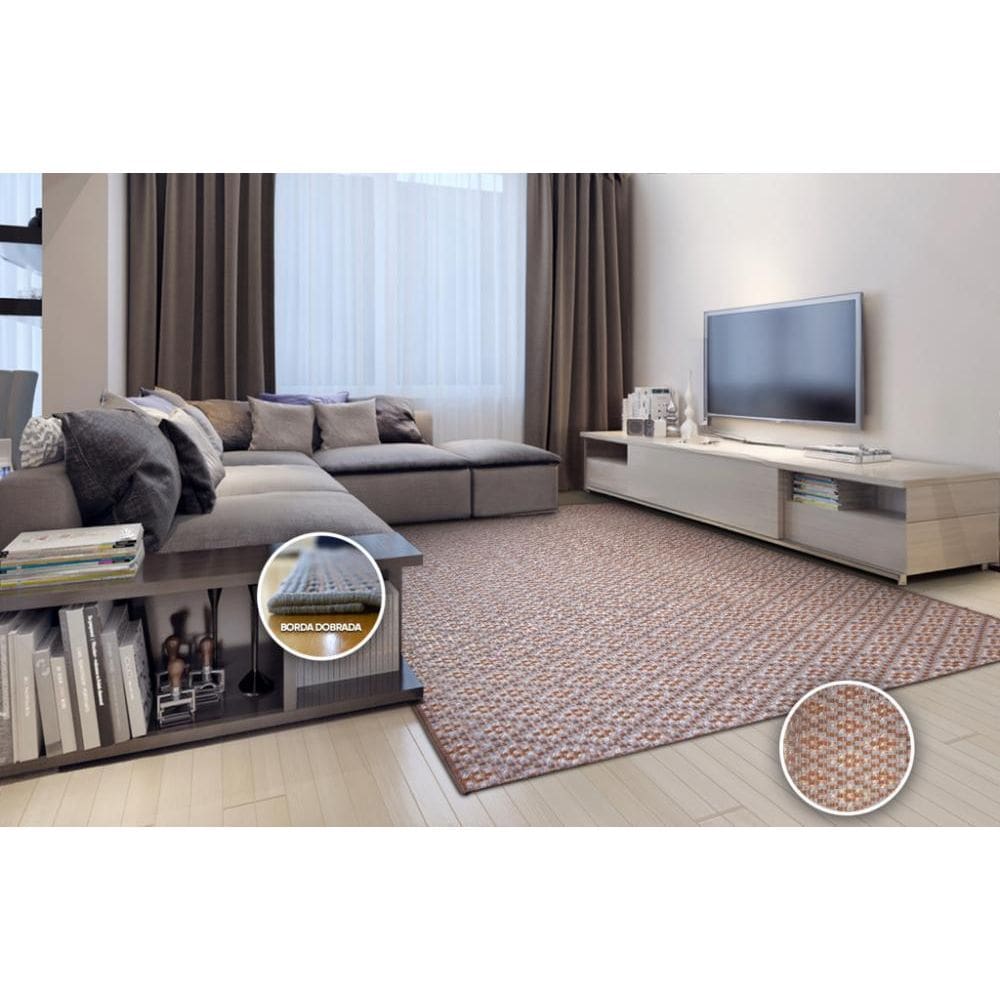 Passadeira Sisal Look Pop Artesanato1 100X150 Cm