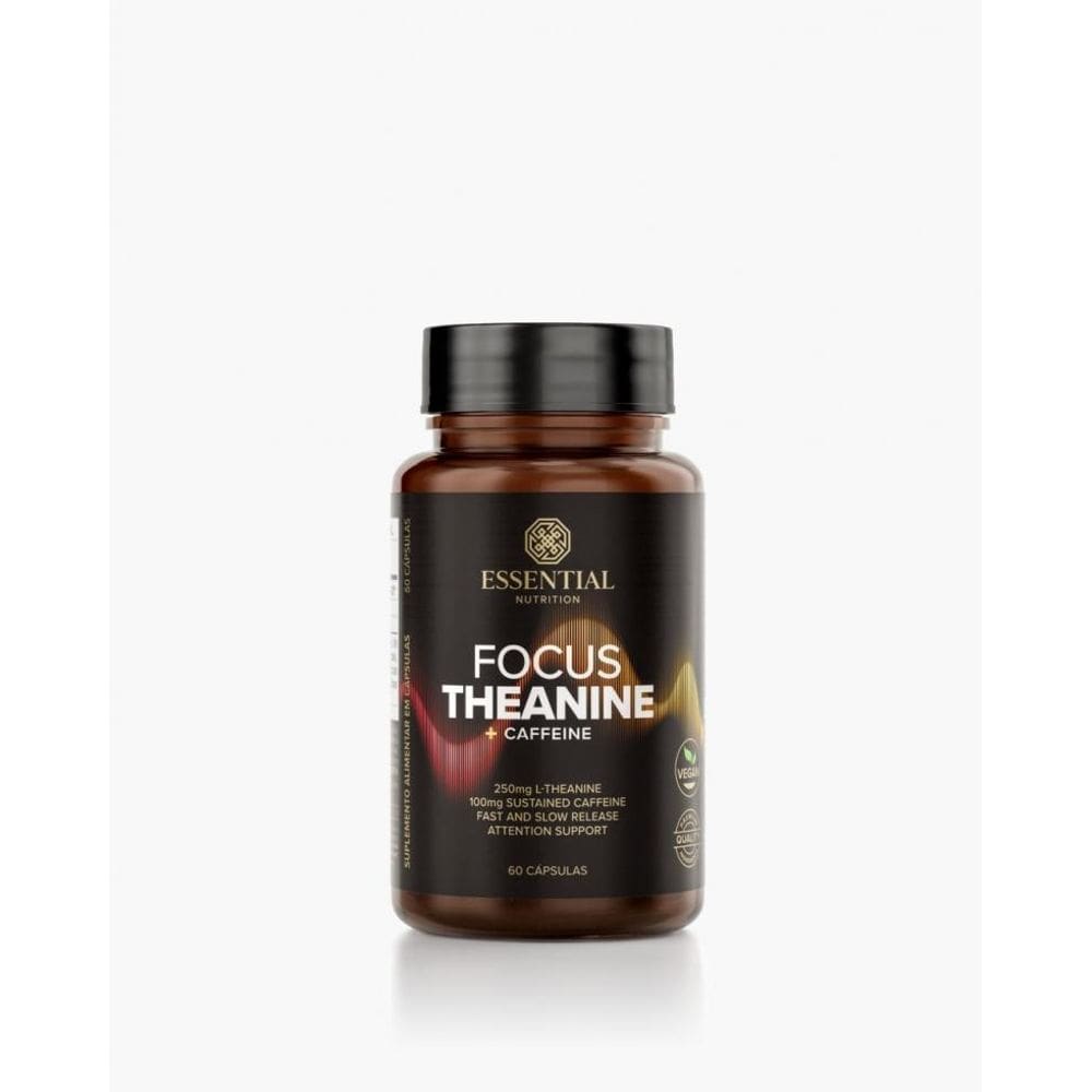 Focus Theanine + Caffeine 60 Cápsulas Essential Nutrition