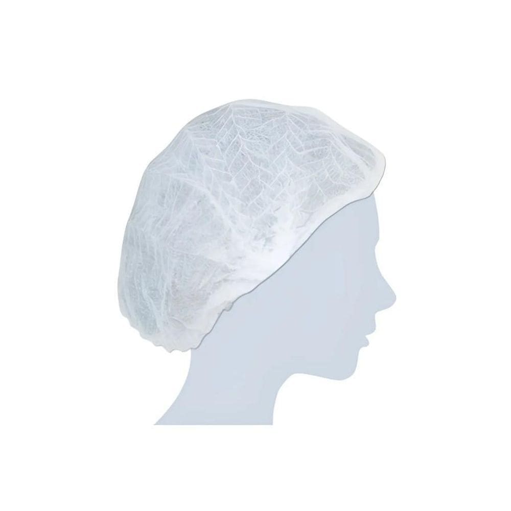 Kit 200 Touca Descartavel Tnt Branco