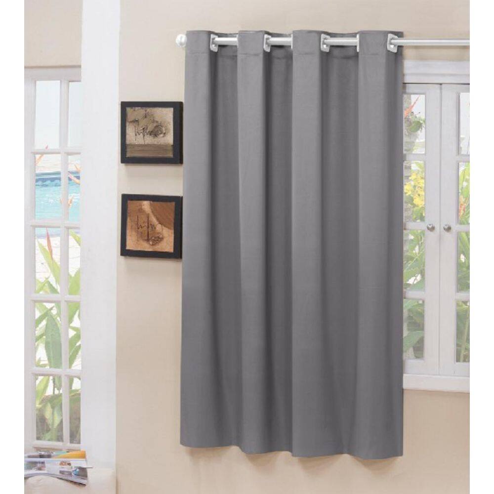 1 Parte Blackout Tecido Cinza 1,40X1,50 Corta Luz 100%