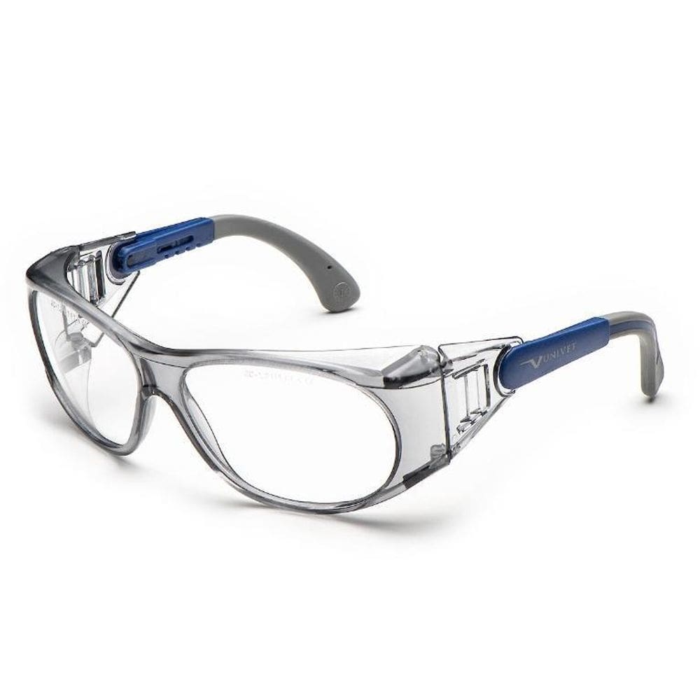 Armação Óculos De Proteção Para Graduar Mod 539 Univet Azul