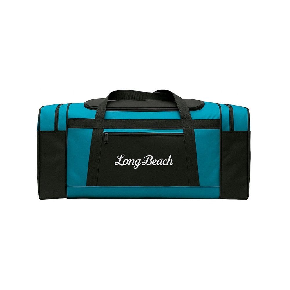 Bolsa Sacola Viagem Esportiva Mini Bolsos Pp - Verde Água