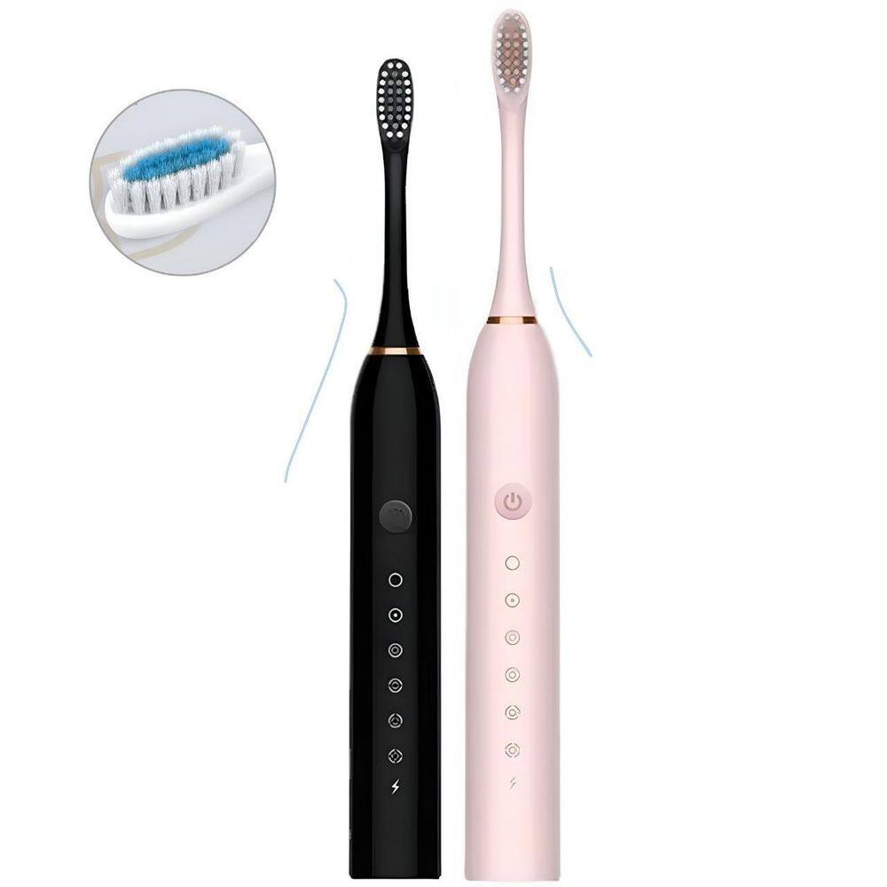 Escova Ultra Sônica Para Dentes Com 4 Funções E Refis